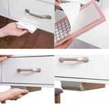 Under Desk Drawer Storage Box Security Punch Free Hidden Self Adhesive Pencil Tray Drawer for Stationery Makeup Pen S 22x11x3.5cm / 8.7x4.3x1.4in