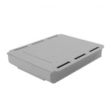 Under Desk Drawer Storage Box Security Punch Free Hidden Self Adhesive Pencil Tray Drawer for Stationery Makeup Pen Extra Large 25.5x20x4.2 / 10.0x7.9x1.7in