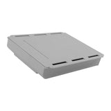 Under Desk Drawer Storage Box Security Punch Free Hidden Self Adhesive Pencil Tray Drawer for Stationery Makeup Pen Extra Large 25.5x20x4.2 / 10.0x7.9x1.7in - Side View