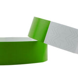 300pcs Synthetic Paper Wristbands Disposable Waterproof Paper Wrist Strap Event Wrist Bands for Amusement Park Green