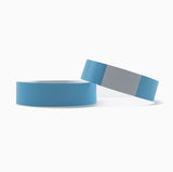 300pcs Synthetic Paper Wristbands Disposable Waterproof Paper Wrist Strap Event Wrist Bands for Amusement Park Green Pink Blue - Close-Up Angle