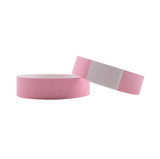 300pcs Synthetic Paper Wristbands Disposable Waterproof Paper Wrist Strap Event Wrist Bands for Amusement Park Green Pink Blue - Extra Image