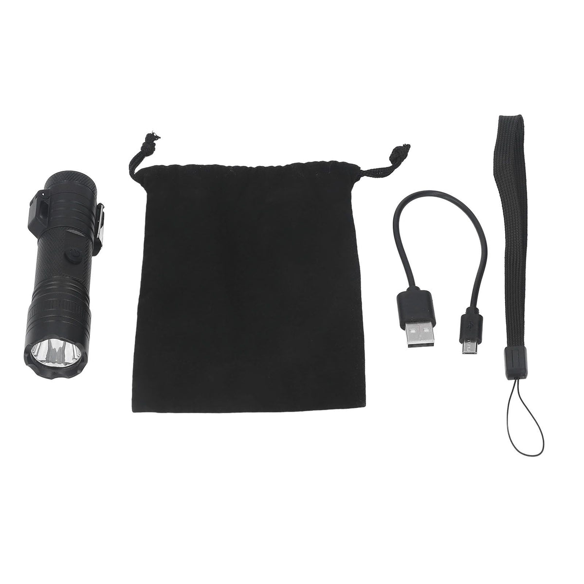 Flashlight Lighter USB Charging IP56 Waterproof High Brightness 3 Lighting Modes