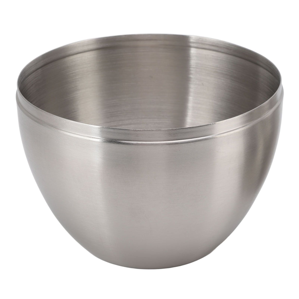 Desktop Trash Can Stainless Steel Egg Shape Mini Countertop Waste Bin with Swing Lid for Bathroom Bedroom
