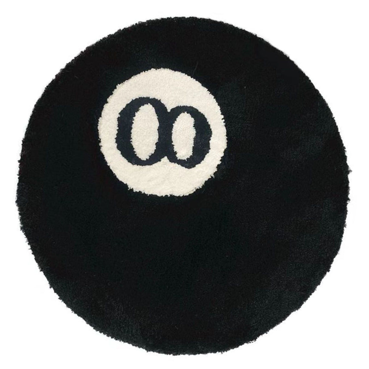 Living Room Flocked Carpet Anti Slip Sofa Table Floor Mat Dirt Resistant Bedroom Bedside Pad Black 60x60cm/23.6x23.6in