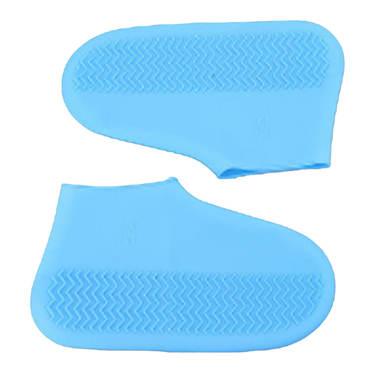 Waterproof Shoes Cover Silicone Non Slip Rain Shoe Covers Reusable Unisex Shoe Protector Overshoes for Outdoor Blue S