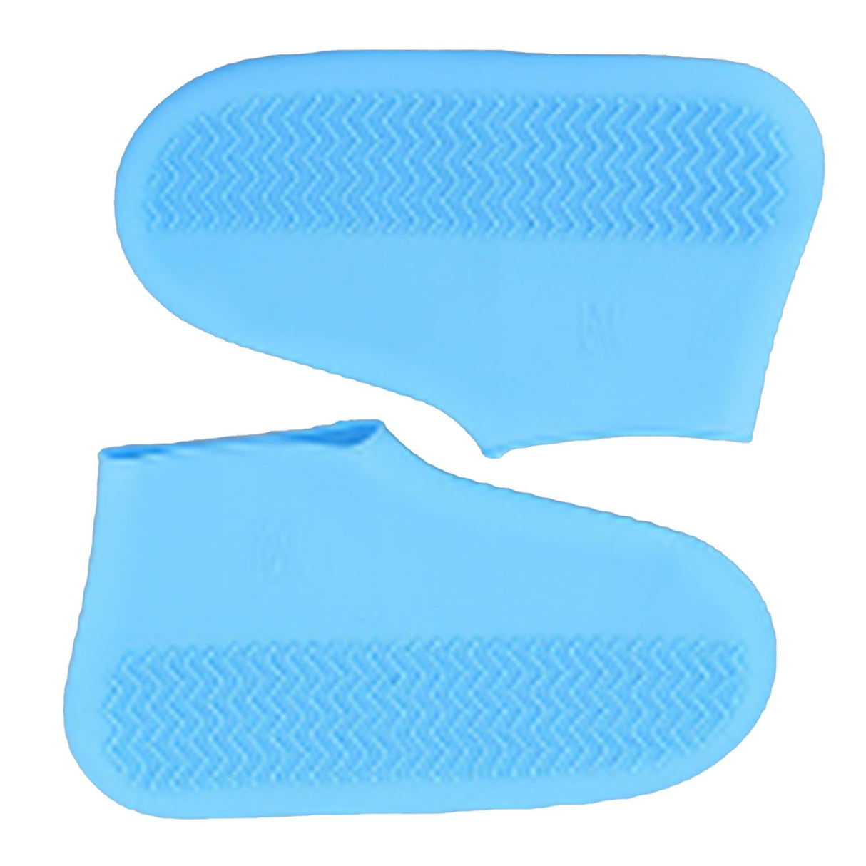 Waterproof Shoes Cover Silicone Non Slip Rain Shoe Covers Reusable Unisex Shoe Protector Overshoes for Outdoor Blue S