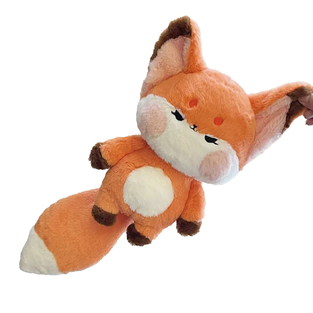 Fox Doll Cute Style Soft Plush Material Stuffed Cartoon Animal Toy for Kids Birthday Present Orange Full Length 60cm
