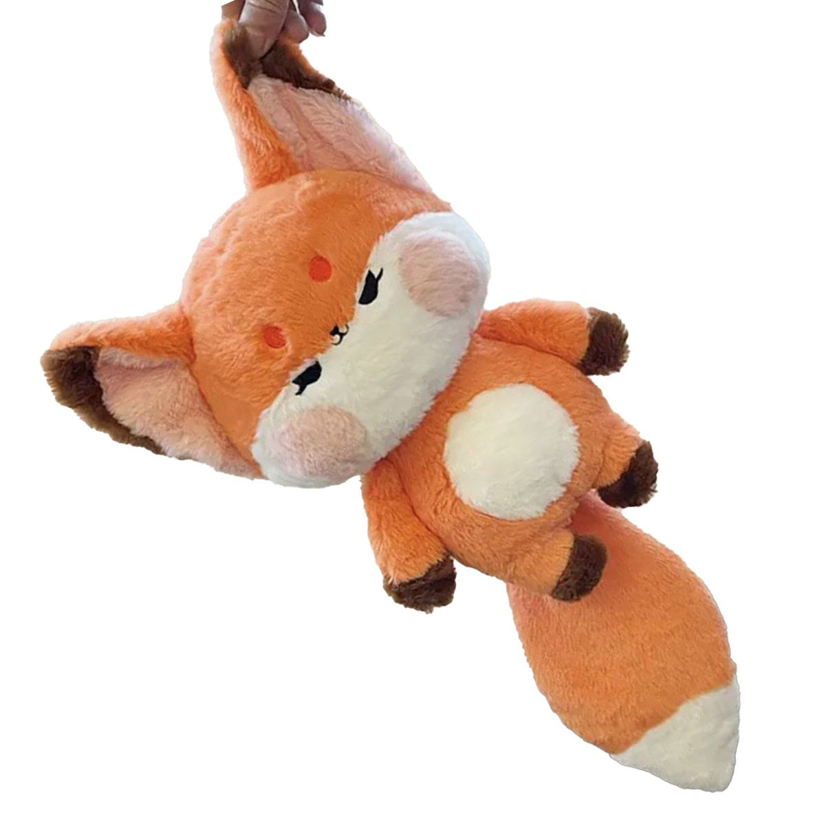 Fox Doll Cute Style Soft Plush Material Stuffed Cartoon Animal Toy for Kids Birthday Present Orange Full Length 60cm