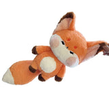 Fox Doll Cute Style Soft Plush Material Stuffed Cartoon Animal Toy for Kids Birthday Present Orange Full Length 60cm - Top-Down View