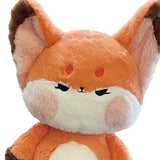 Fox Doll Cute Style Soft Plush Material Stuffed Cartoon Animal Toy for Kids Birthday Present Orange Full Length 60cm