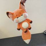 Fox Doll Cute Style Soft Plush Material Stuffed Cartoon Animal Toy for Kids Birthday Present Orange Full Length 60cm