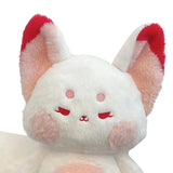 Fox Doll Cute Style Soft Plush Material Stuffed Cartoon Animal Toy for Kids Birthday Present Red Pink Full Length 60cm - 45-Degree Angle