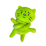 Plush Toy Shoulder Bag Cartoon Long Arm Anxiety Kitty Plush Purse Bag for Shopping Traveling - Side View
