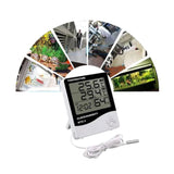 Digital Hygrometer Thermometer Home Temperature Humidity Monitor with External Waterproof Probe for Indoor Outdoor
