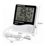 Digital Hygrometer Thermometer Home Temperature Humidity Monitor with External Waterproof Probe for Indoor Outdoor - Extra Image