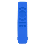 Silicone Protective Cover Case for Samsung Smart TV Remote Control BN59 01259E 1259B 1312A 1312B Blue - Front View