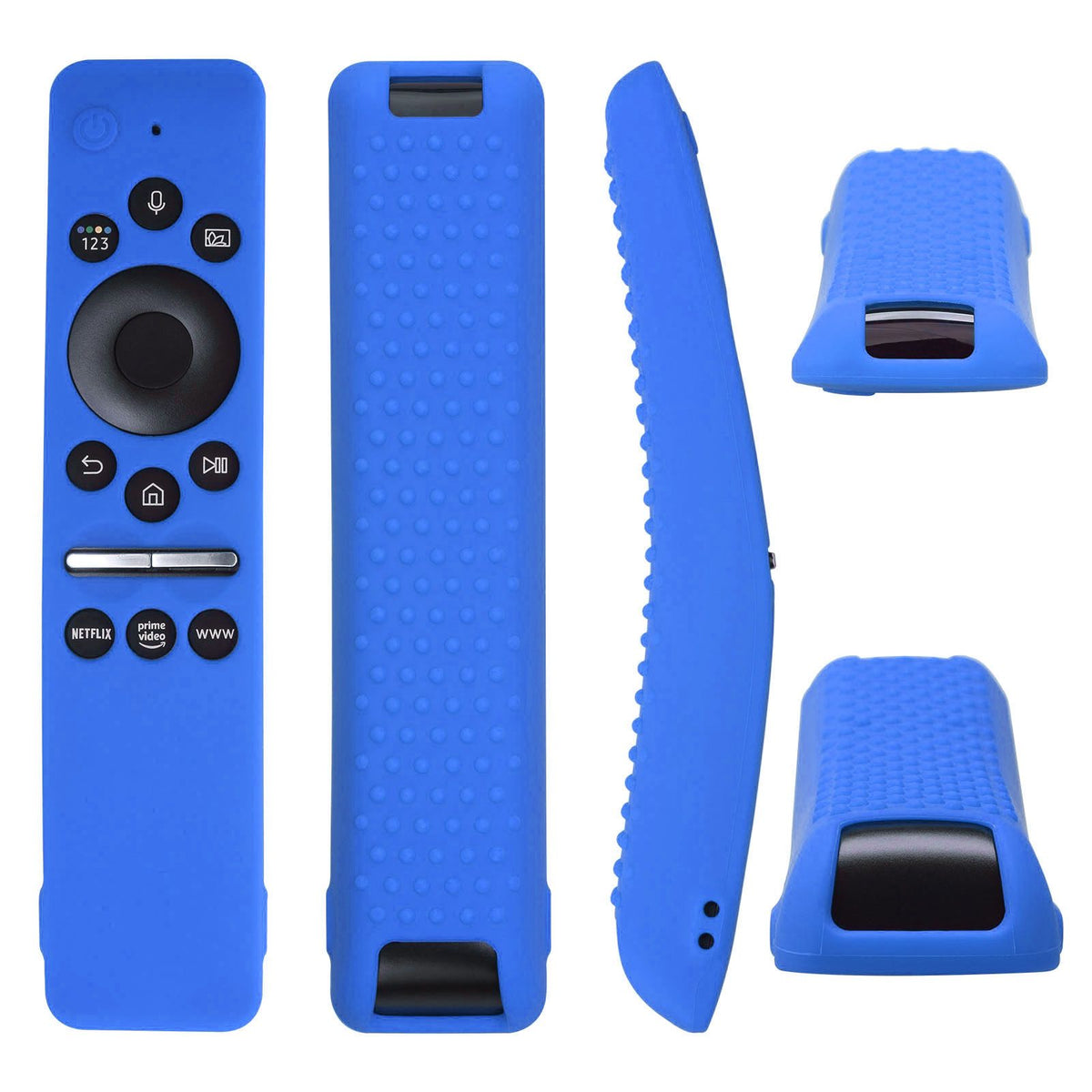 Silicone Protective Cover Case for Samsung Smart TV Remote Control BN59 01259E 1259B 1312A 1312B Blue