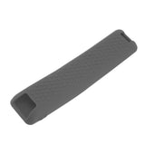 Silicone Protective Cover Case for Samsung Smart TV Remote Control BN59 01259E 1259B 1312A 1312B Gray - Close-Up Angle