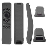 Silicone Protective Cover Case for Samsung Smart TV Remote Control BN59 01259E 1259B 1312A 1312B Gray