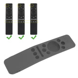 Silicone Protective Cover Case for Samsung Smart TV Remote Control BN59 01259E 1259B 1312A 1312B Gray