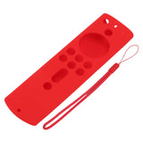 Silicone Protective Case for Fire TV Stick 4K 2018 Remote Control Shockproof Anti Slip Protective Cover Red