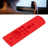 Silicone Protective Case for Fire TV Stick 4K 2018 Remote Control Shockproof Anti Slip Protective Cover Red