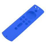 Silicone Protective Case for Fire TV Stick 4K 2018 Remote Control Shockproof Anti Slip Protective Cover Blue - Front View