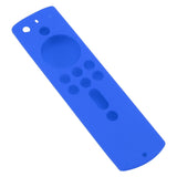 Silicone Protective Case for Fire TV Stick 4K 2018 Remote Control Shockproof Anti Slip Protective Cover Blue - Top-Down View