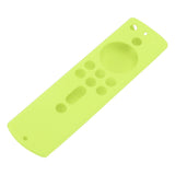 Silicone Protective Case for Fire TV Stick 4K 2018 Remote Control Shockproof Anti Slip Protective Cover Fluorescent Green - Front View