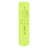 Silicone Protective Case for Fire TV Stick 4K 2018 Remote Control Shockproof Anti Slip Protective Cover Fluorescent Green