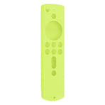 Silicone Protective Case for Fire TV Stick 4K 2018 Remote Control Shockproof Anti Slip Protective Cover Fluorescent Green