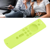 Silicone Protective Case for Fire TV Stick 4K 2018 Remote Control Shockproof Anti Slip Protective Cover Fluorescent Green - Extra Image