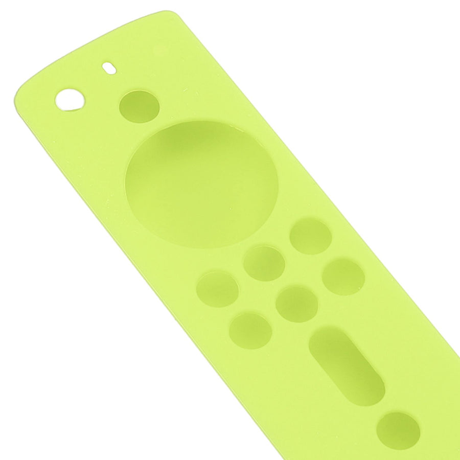Silicone Protective Case for Fire TV Stick 4K 2018 Remote Control Shockproof Anti Slip Protective Cover Fluorescent Green