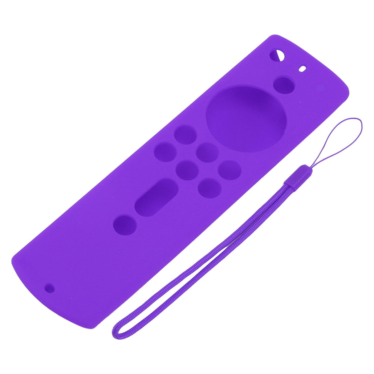 Silicone Protective Case for Fire TV Stick 4K 2018 Remote Control Shockproof Anti Slip Protective Cover Purple