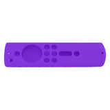 Silicone Protective Case for Fire TV Stick 4K 2018 Remote Control Shockproof Anti Slip Protective Cover Purple