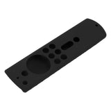 Silicone Protective Case for Fire TV Stick 4K 2018 Remote Control Shockproof Anti Slip Protective Cover Black - Close-Up Angle