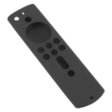 Silicone Protective Case for Fire TV Stick 4K 2018 Remote Control Shockproof Anti Slip Protective Cover Grey - Top-Down View