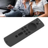 Silicone Protective Case for Fire TV Stick 4K 2018 Remote Control Shockproof Anti Slip Protective Cover Grey - Extra Image