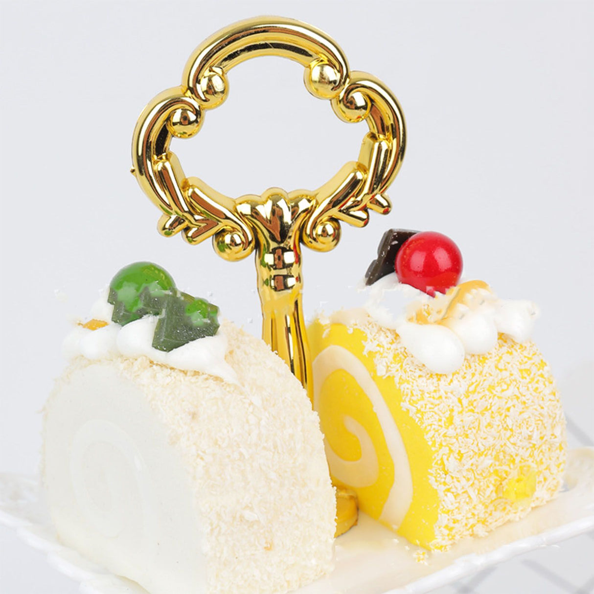 White 3 Tier Cupcake Stand Stable Plastic Decorative Square Dessert Serving Tray Rack for Weddings Parties