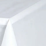 5Pcs Disposable Tablecloth White 137x183cm PE Protective Table Cloth for Wedding Party Tablecloth