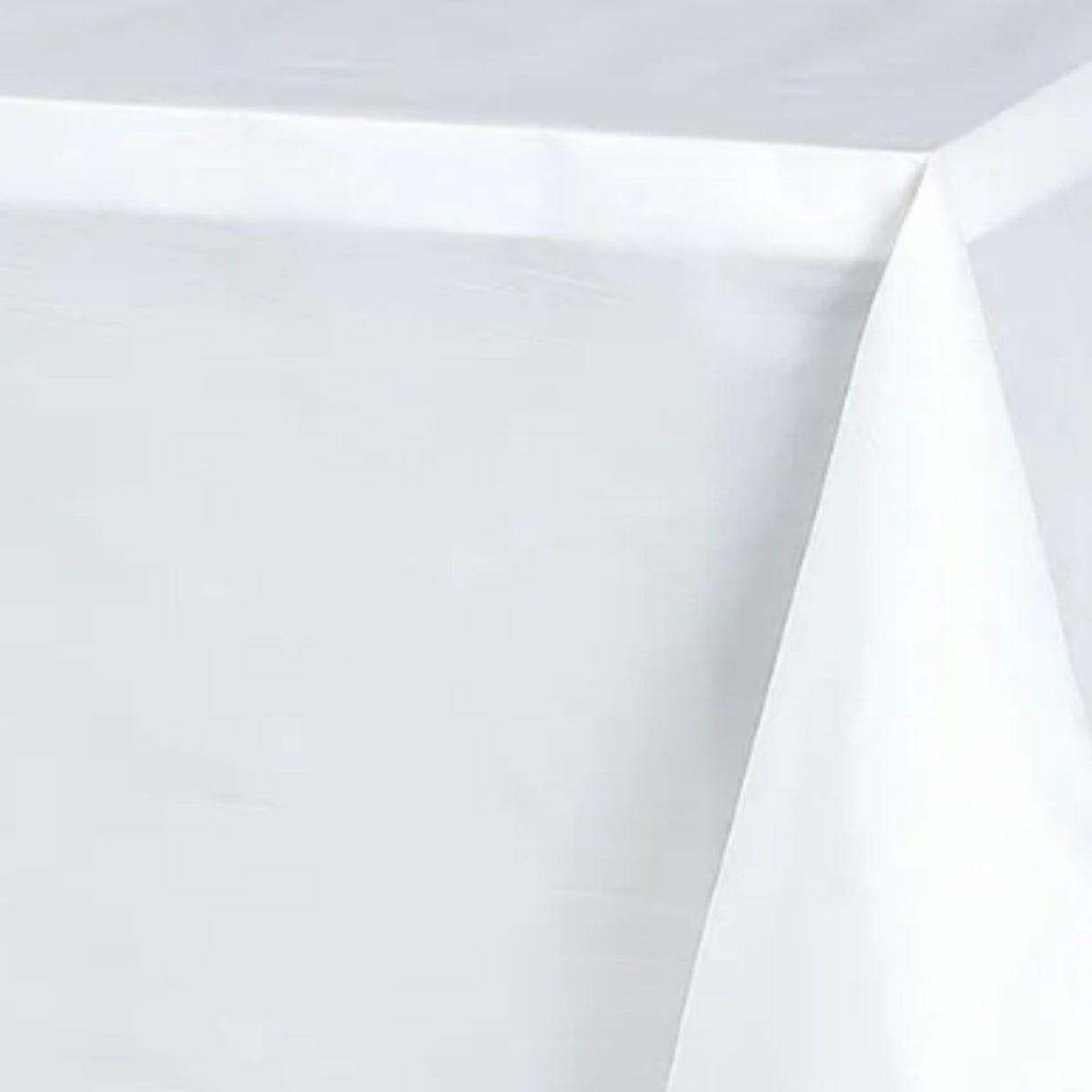 5Pcs Disposable Tablecloth White 137x183cm PE Protective Table Cloth for Wedding Party Tablecloth