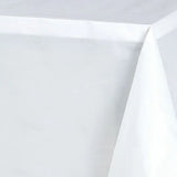 5Pcs Disposable Tablecloth White 137x183cm PE Protective Table Cloth for Wedding Party Tablecloth