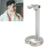 Metal Manual Shaving Razor Stand Men Male Razor Holder Grooming Tool Barber Accessories - Extra Image