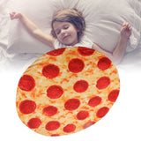 Pizza Blanket for Adults and Kids Soft Flannel Throw Blanket Comfortable Vivid Funny Food Throw for Home