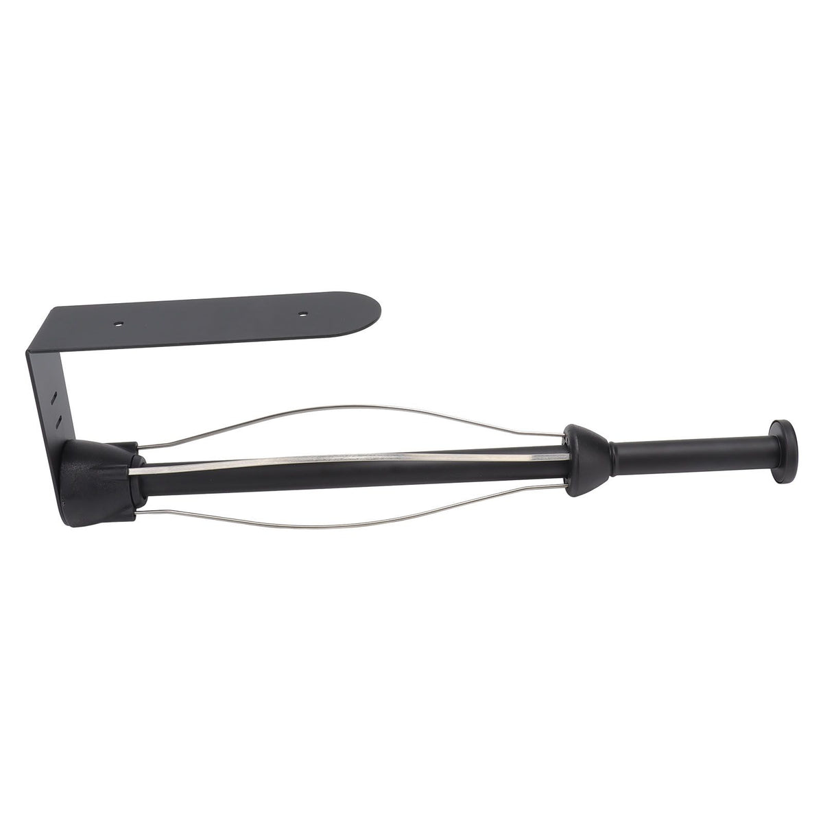 Single Hand Operable Paper Towel Holder Stainless Steel Wall Mount Paper Towel Rack for Kitchen Bathroom