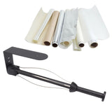 Single Hand Operable Paper Towel Holder Stainless Steel Wall Mount Paper Towel Rack for Kitchen Bathroom