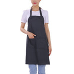 6pcs Waterproof Apron Lightweight Black Apron with Two Pockets for Mens Women for Housework Cooking