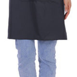 6pcs Waterproof Apron Lightweight Black Apron with Two Pockets for Mens Women for Housework Cooking - Extra Image