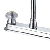 Kitchen Sink Faucet with Pull Down Sprayer Cold and Hot Water Brushed Stainless Steel Faucet Water Tap